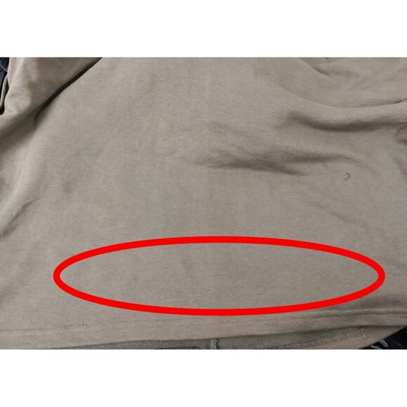 Voyageur By Mersea Frenchie Raw Edge V-Neck Sweatshirt Top Oversized OS 283408 - Picture 10 of 11